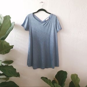 Anthro T. LA Peep-Back Top